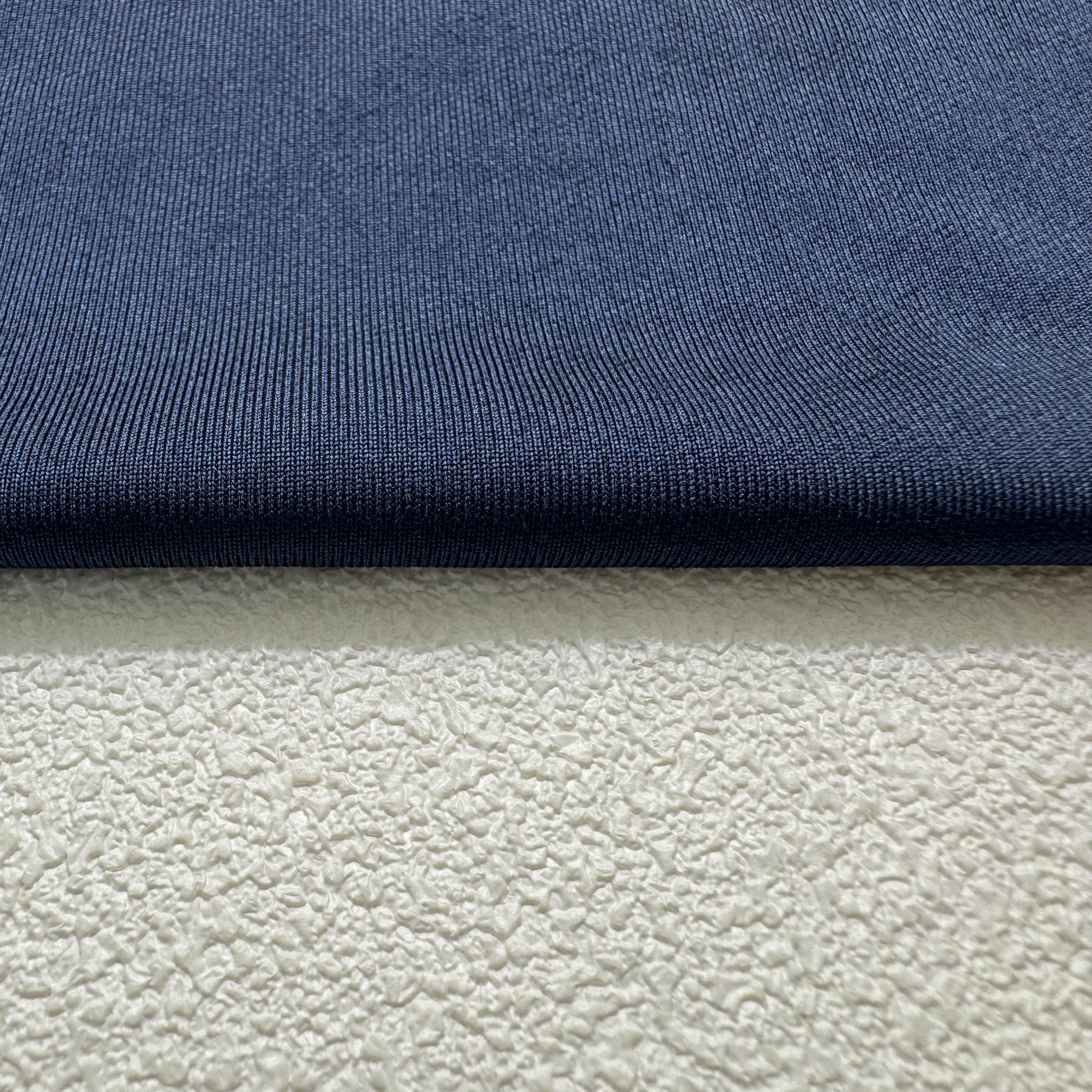 Double-Faced Polyester Spandex Stretch Jersey Knit Fabric