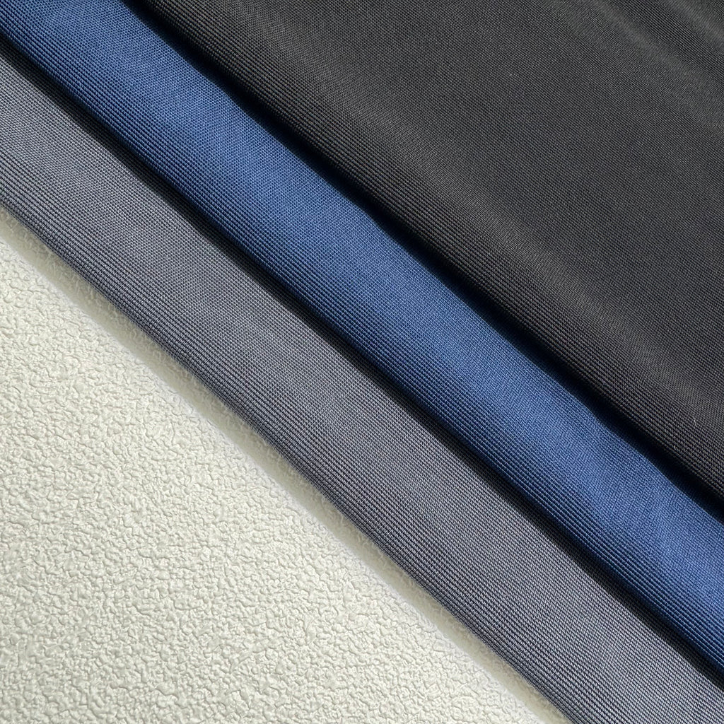 Fine Rib Stretch Knit Fabric | Heavyweight Stretch Fabric