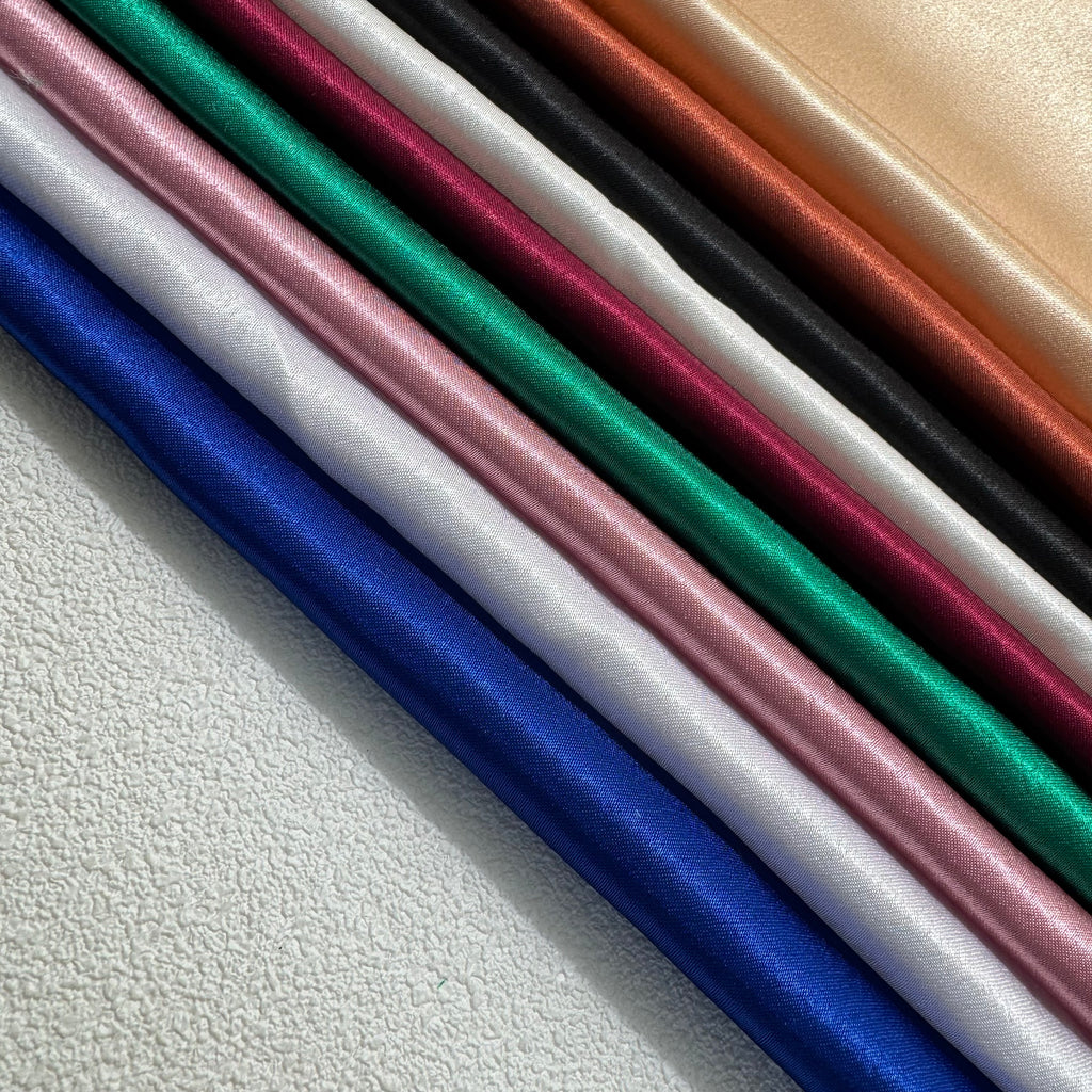Crepe Back Satin Fabric | 135 GSM | Soft drape, elegant finish