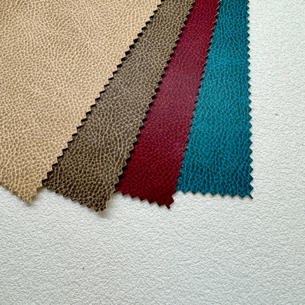 290 GSM Leopard PU Coated Faux Leather Fabric | Polyester Backing | Multi-Color